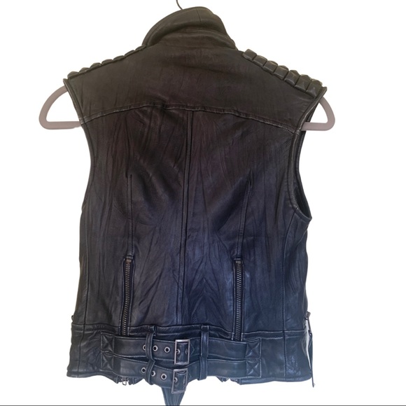 Elizabeth and James leather studded vest - Picture 2 of 4
